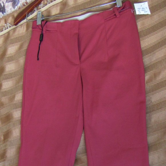 NEW Women's Massimo Dutti COTTON Blend Pants size 4 Eu 36, salmon color - Picture 5 of 7